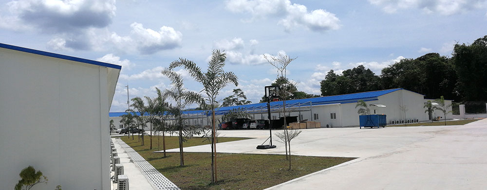 中交路橋馬來西亞東海岸鐵路建設(shè)營(yíng)地項(xiàng)目